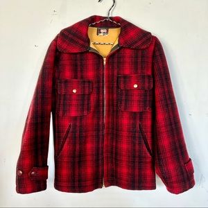 Vintage Woolrich 545 Plaid Hunting Jacket